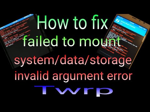 Langkah mudah atasi masalah Failed To Mount System (Invalid Argument) pada Samsung Galaxy J7 Max via TWRP