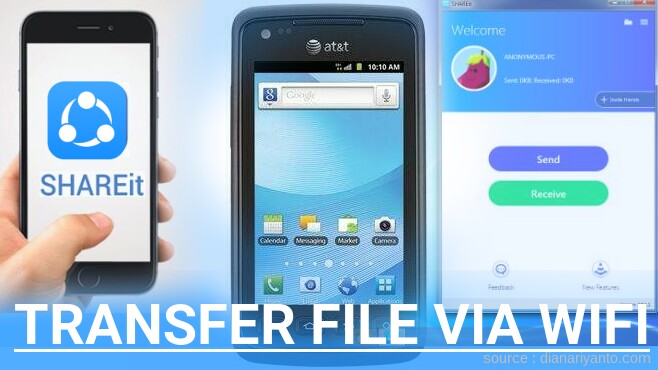 Cara Mudah Transfer File via Wifi di Samsung Rugby Smart Menggunakan ShareIt Versi Baru