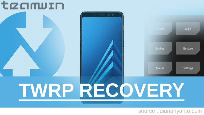 Cara Install TWRP Samsung Galaxy A8+ (2018) Tanpa PC