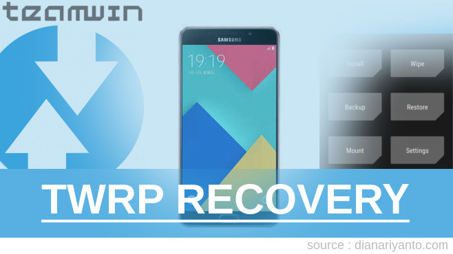 Pasang TWRP Samsung Galaxy A9 Pro (2016) Temp