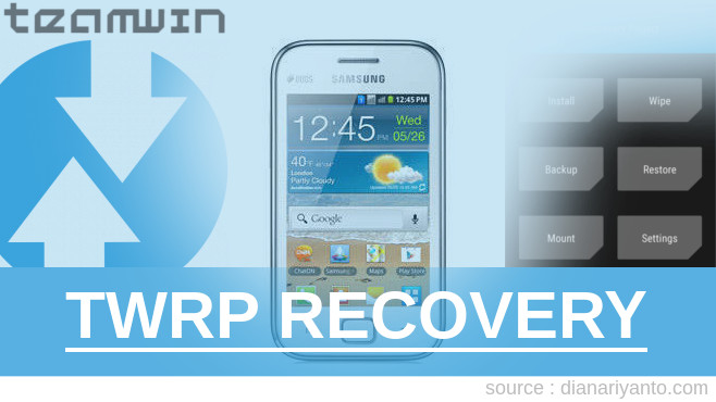 Install TWRP Samsung Galaxy Ace Duos S6802 Tanpa Unlock Bootloader