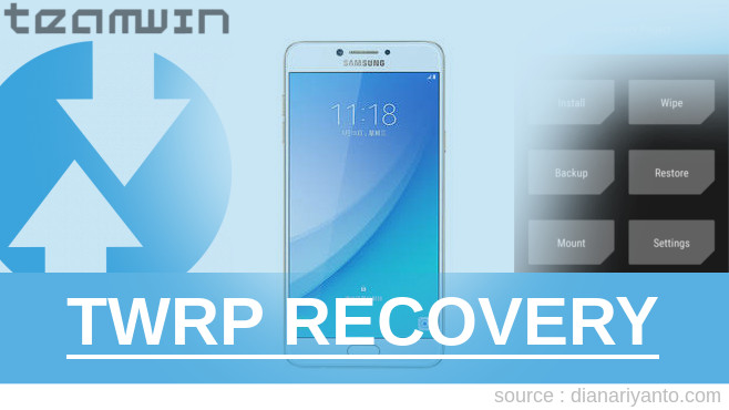 Cara Install TWRP Samsung Galaxy C7 Pro Tanpa Komputer