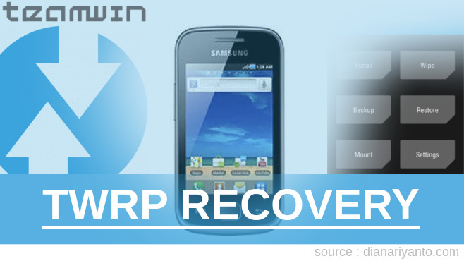 Install TWRP Samsung Galaxy Gio S5660 Tanpa PC
