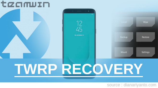 TWRP Recovery Samsung Galaxy J6 Tanpa PC