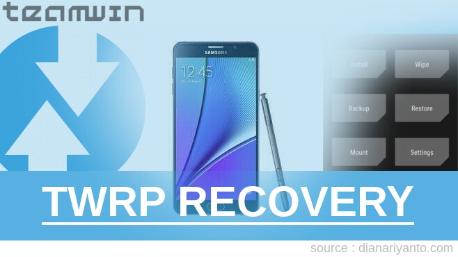 Download TWRP Samsung Galaxy Note 5 Temp