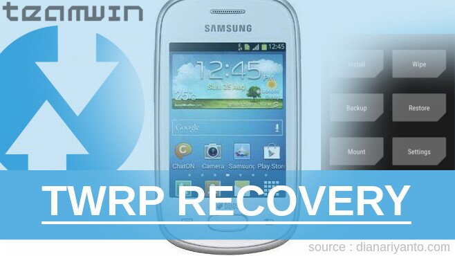 Cara Pasang TWRP Samsung Galaxy Pocket Neo S5310 Beta