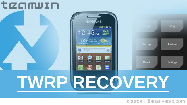 TWRP Recovery Samsung Galaxy Pocket S5300 Anti Gagal