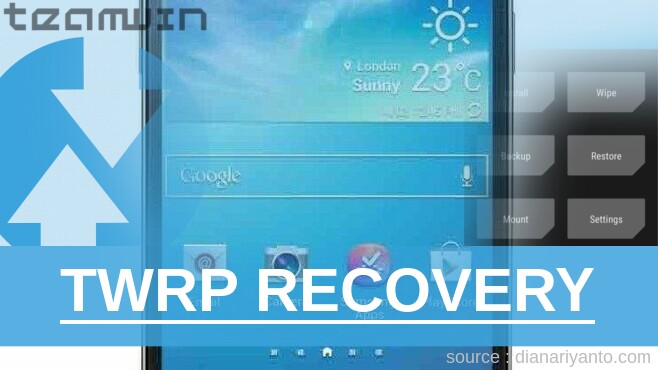 TWRP Recovery Samsung Galaxy S4 mini i9195 Tanpa Komputer