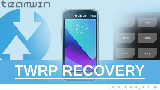Cara Install TWRP Samsung Galaxy V2 Temp