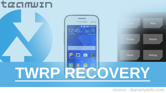 Cara Install TWRP Samsung Galaxy Young 2 Temp